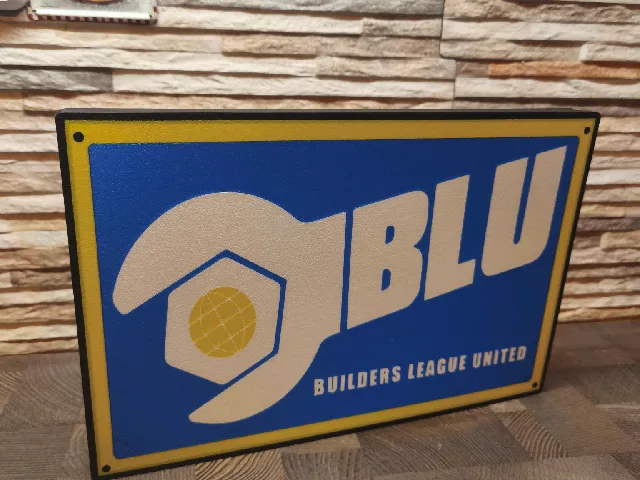Team Fortress 2 BLU logo lightbox