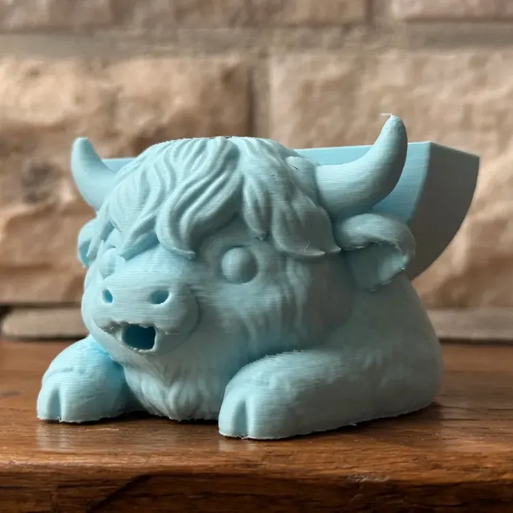 Bonnie the Highland Cow Scrub Daddy Holder by 3D4pets | Download free ...