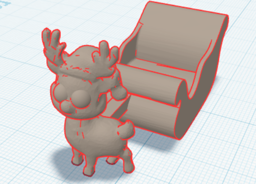 Sanie Św. Mikołaja 3D model by Mati Lab