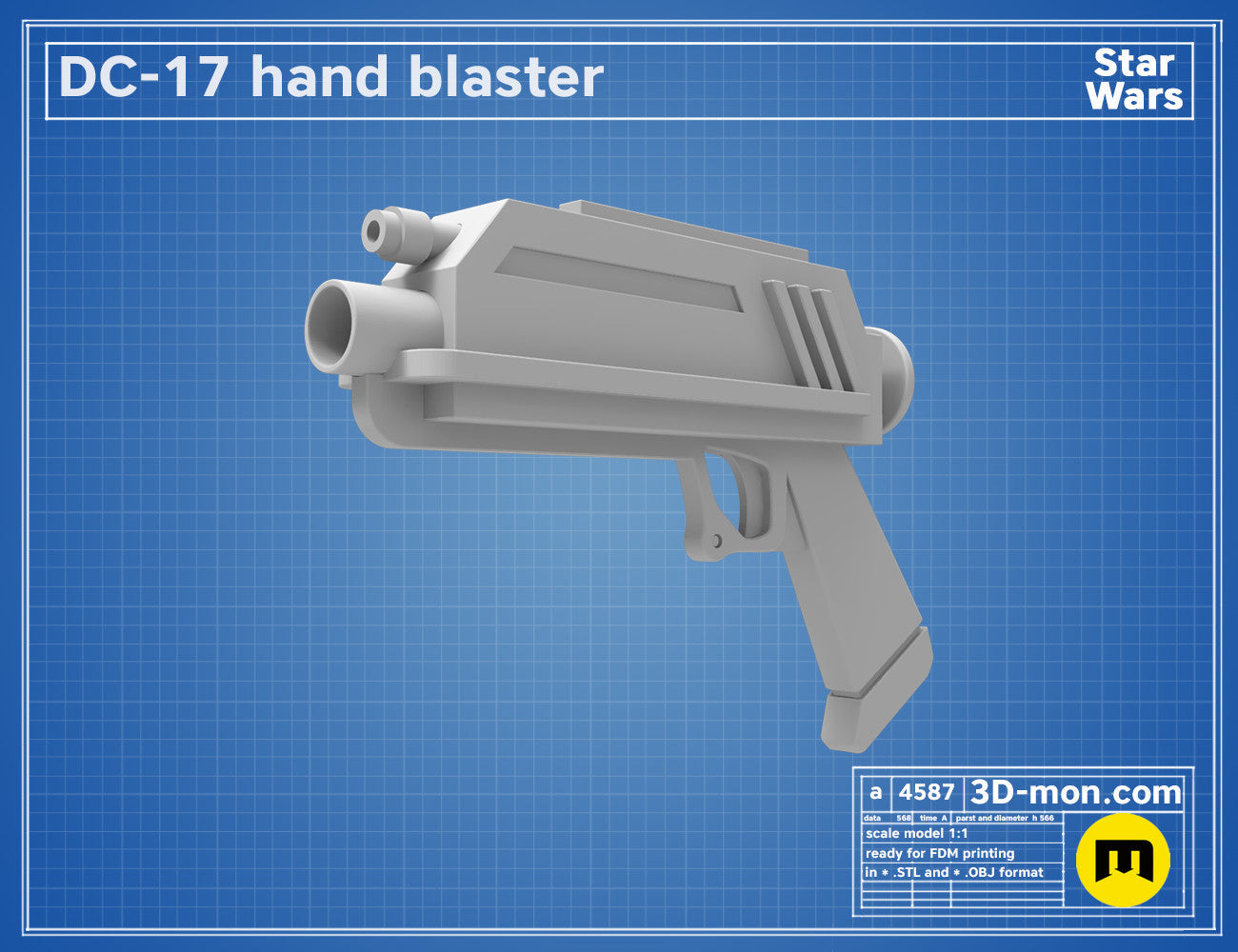 DC-17 Blasters (BadBatch/CloneWars) — miniatura 11