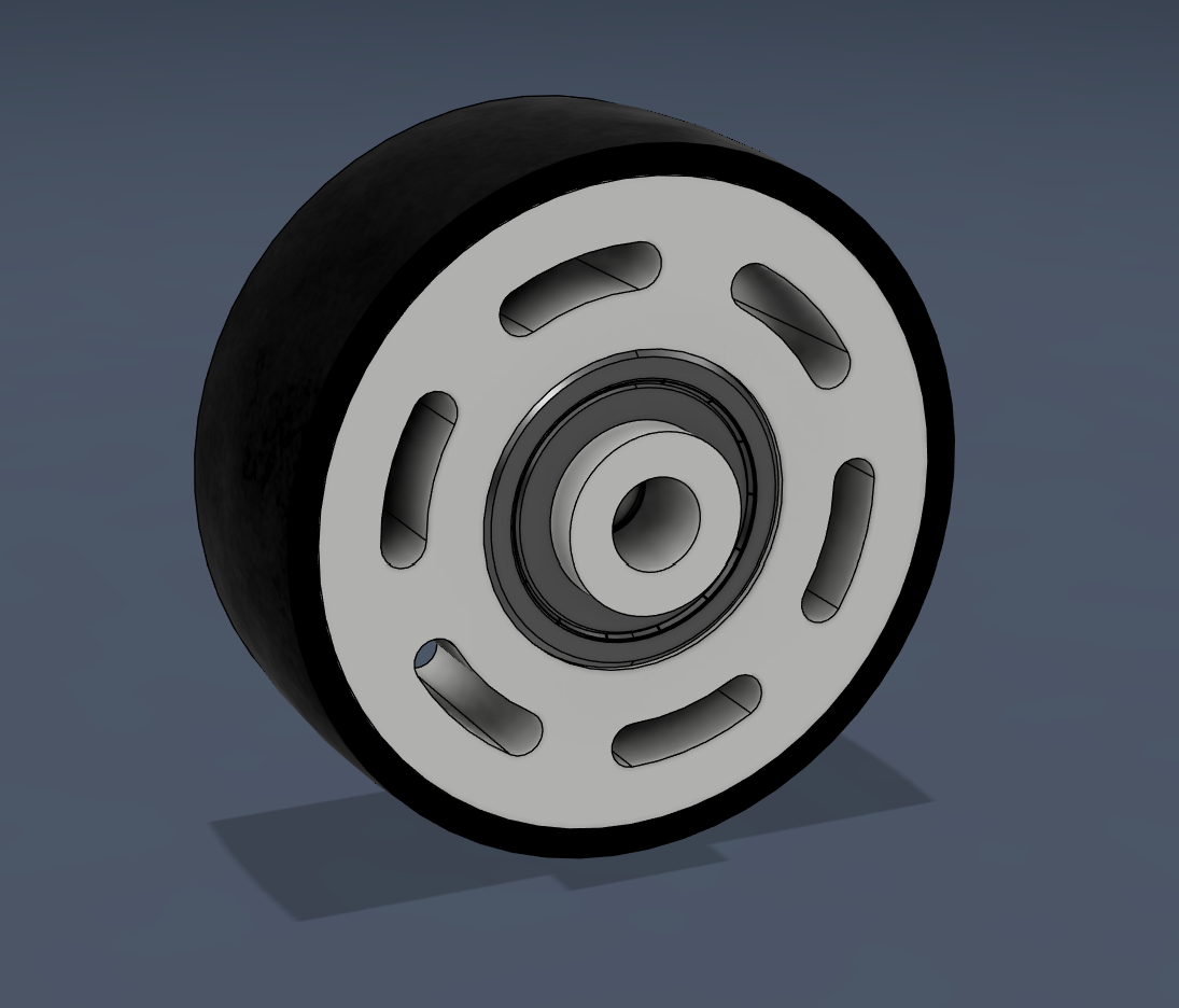 Replacement suitcase wheel