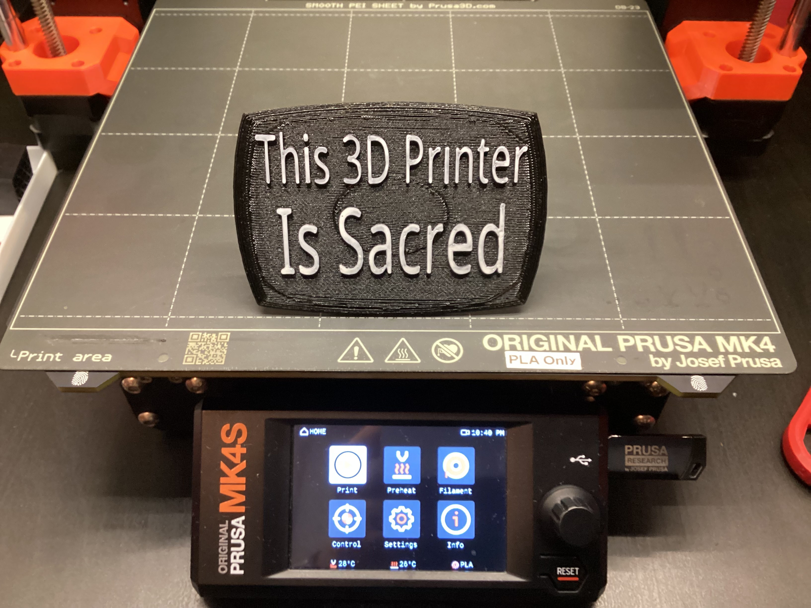 Miniatura 2 do modelo 3D 3D Printer Sign.