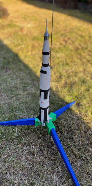 Saturn V rocket model