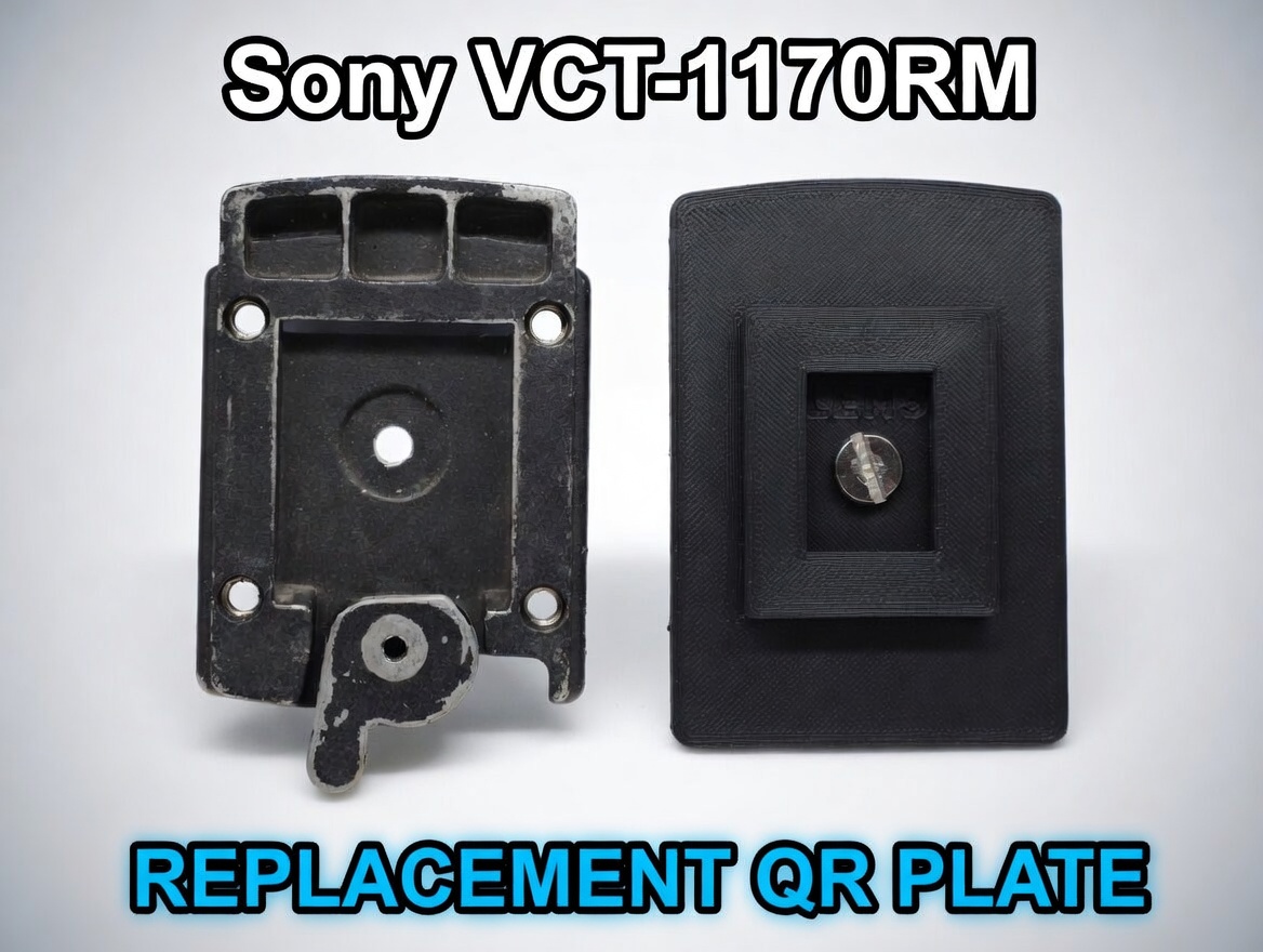 Sony VCT1170RM Tripod - Quick release plate