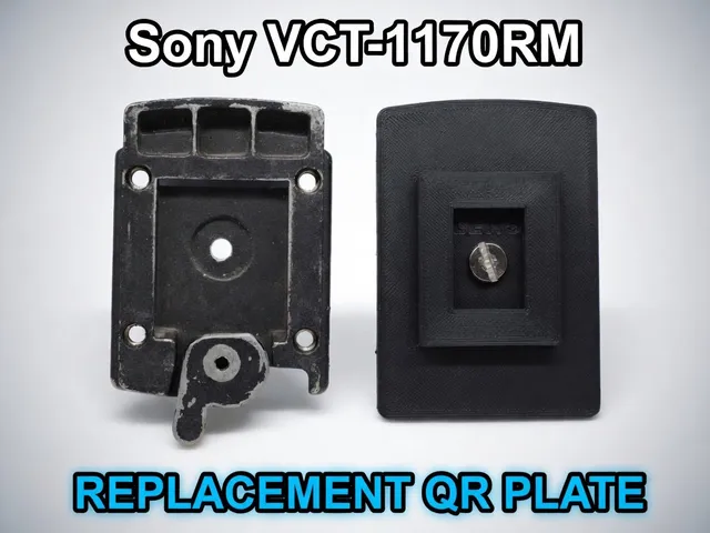Sony VCT1170RM Tripod - Quick release plate