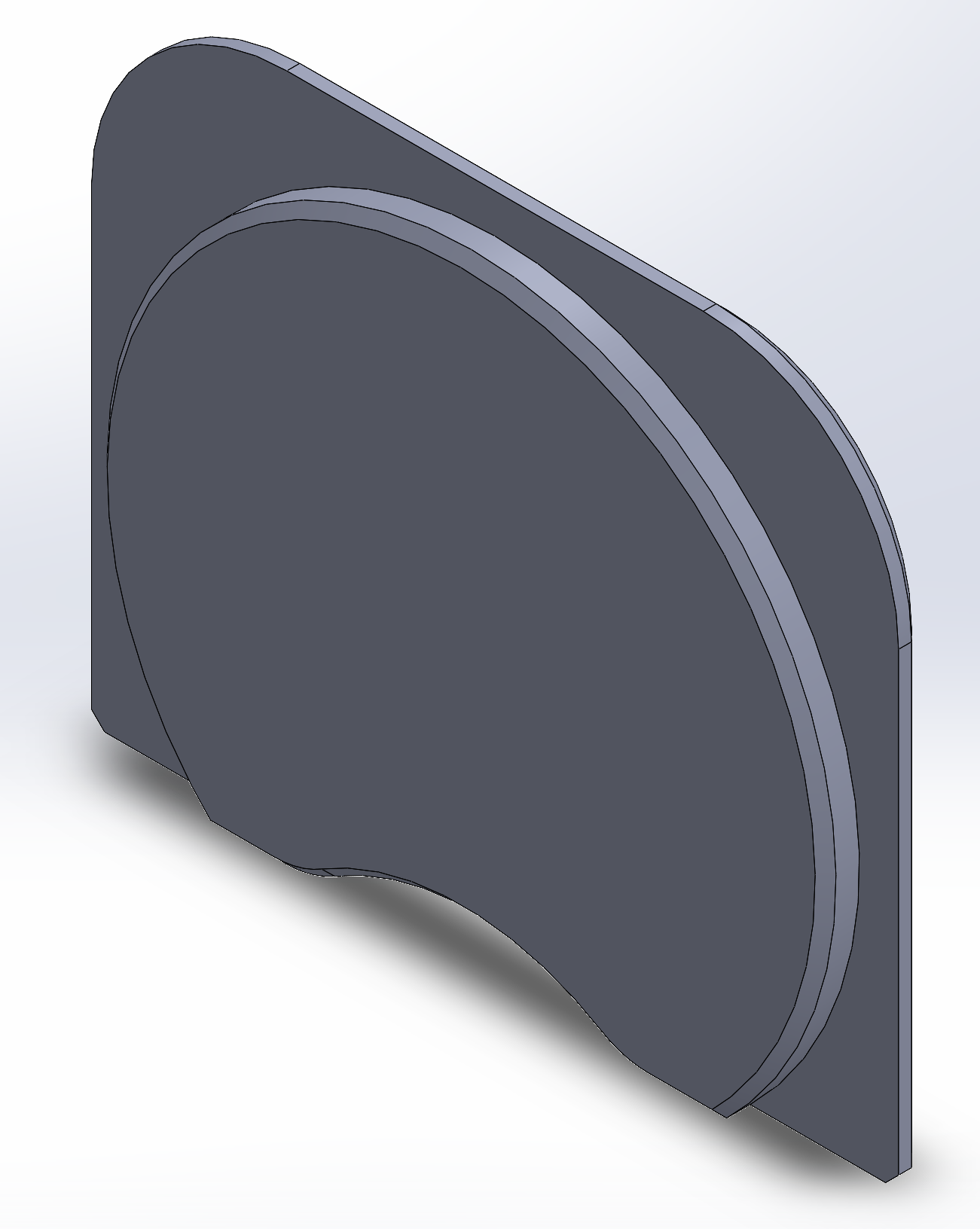 Backplate for "iPhone MagSafe Stand with cable router"