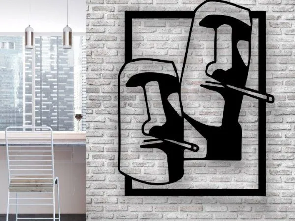 WallArt - Moai