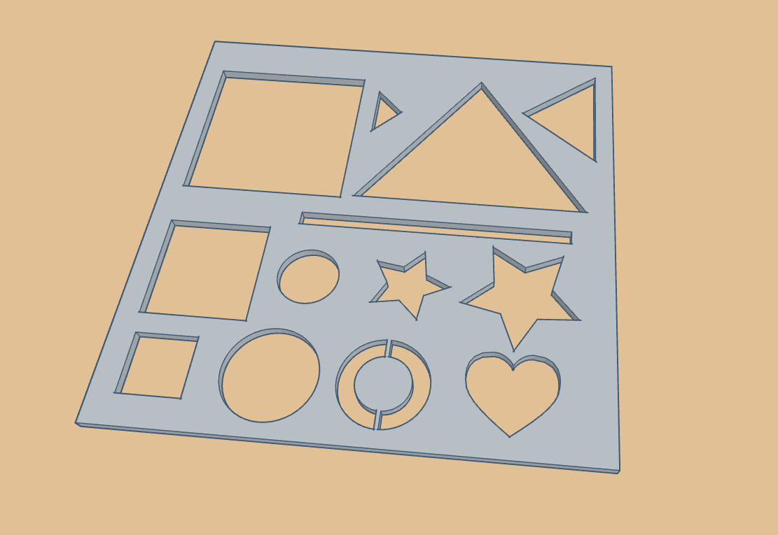 Miniatura 4 do modelo 3D Circle and Simple stencil