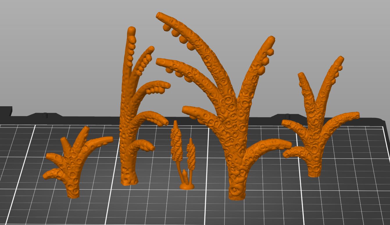Bender Trees - Expansion for Clash for Eternia 3D Nature Set 3D model