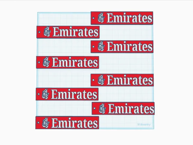 Aviation keychain Emirates