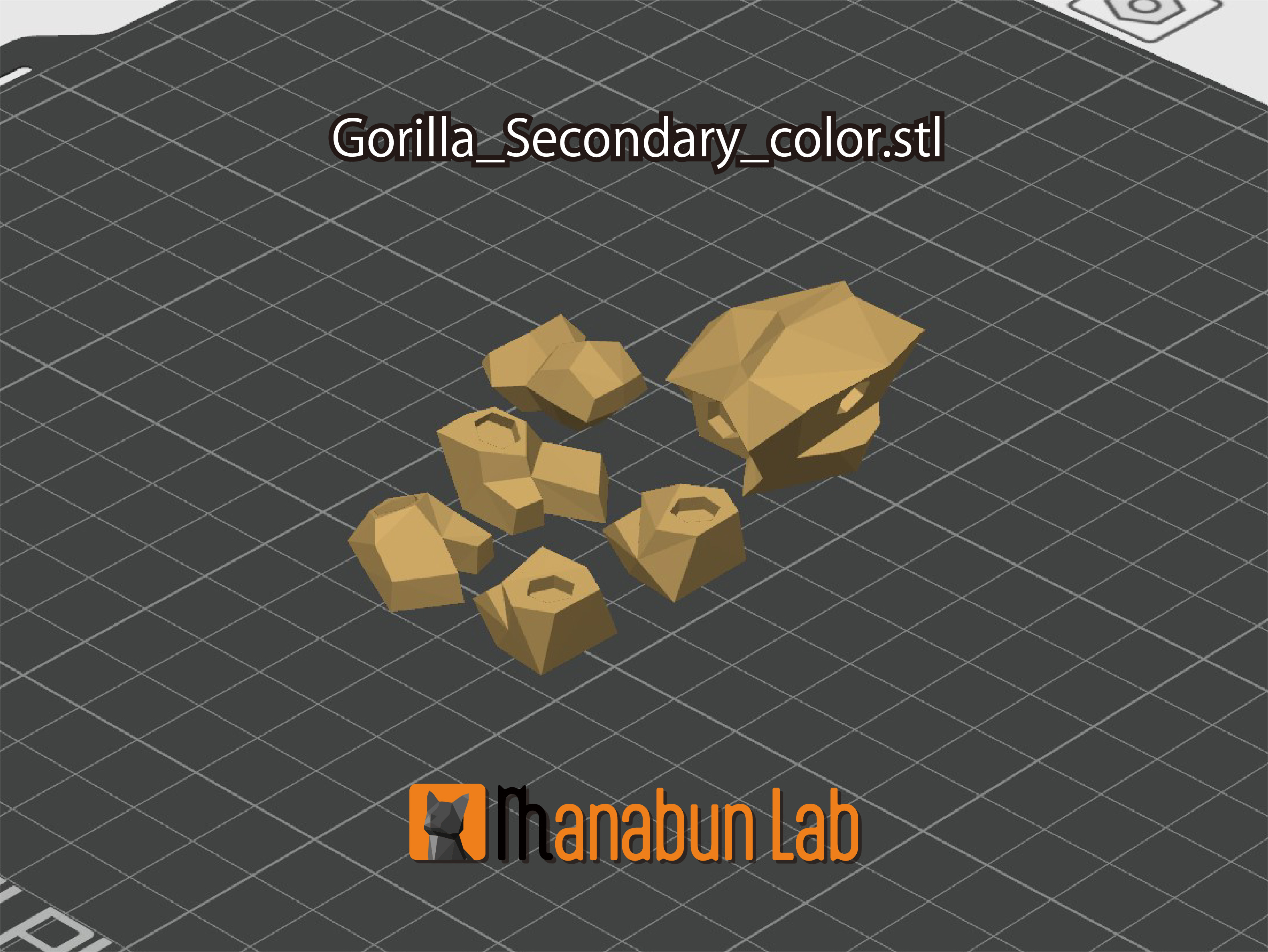Low Poly Gorilla Puzzle — miniatura 8