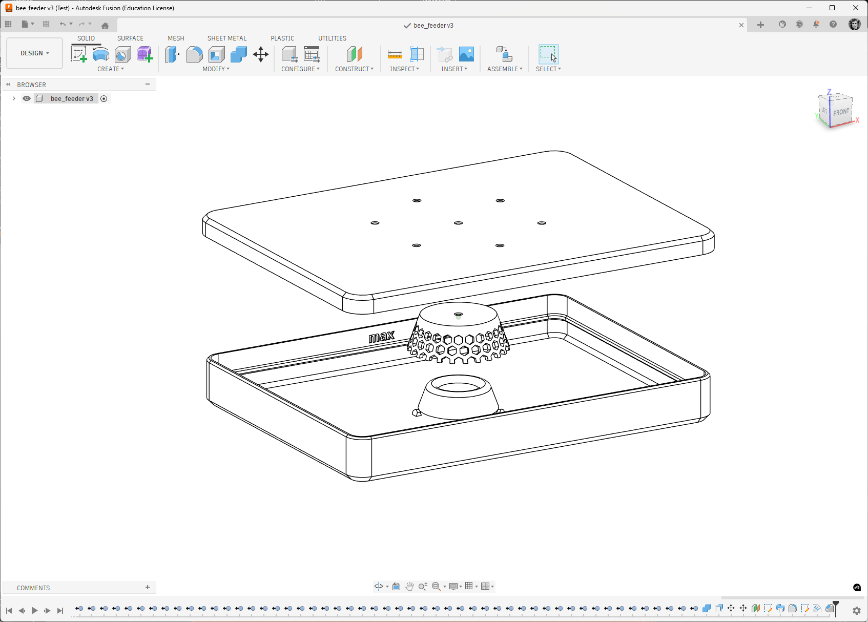 Bee feeder prototype — miniatura 2