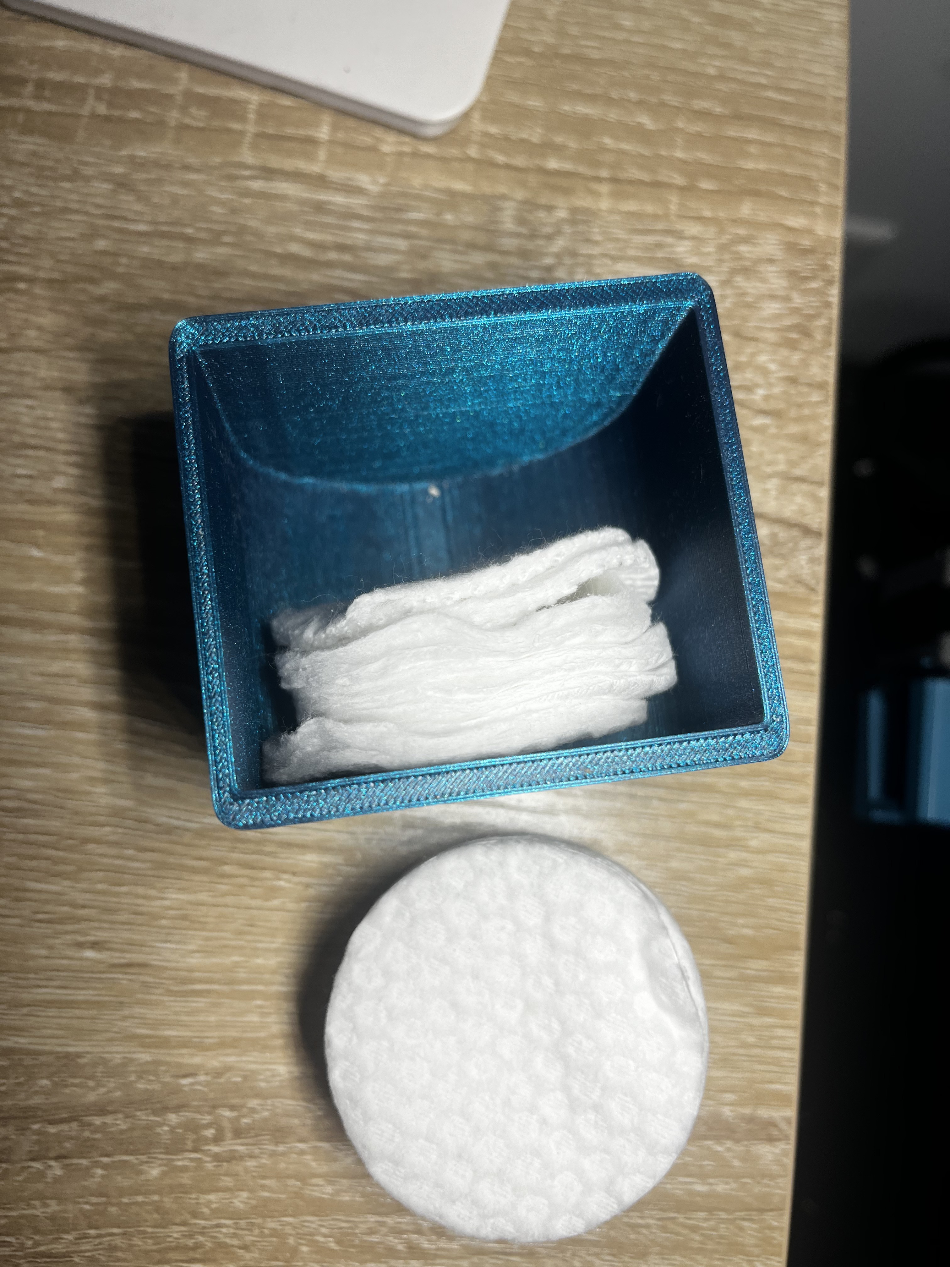 Cotton Rounds Storage/Organizer