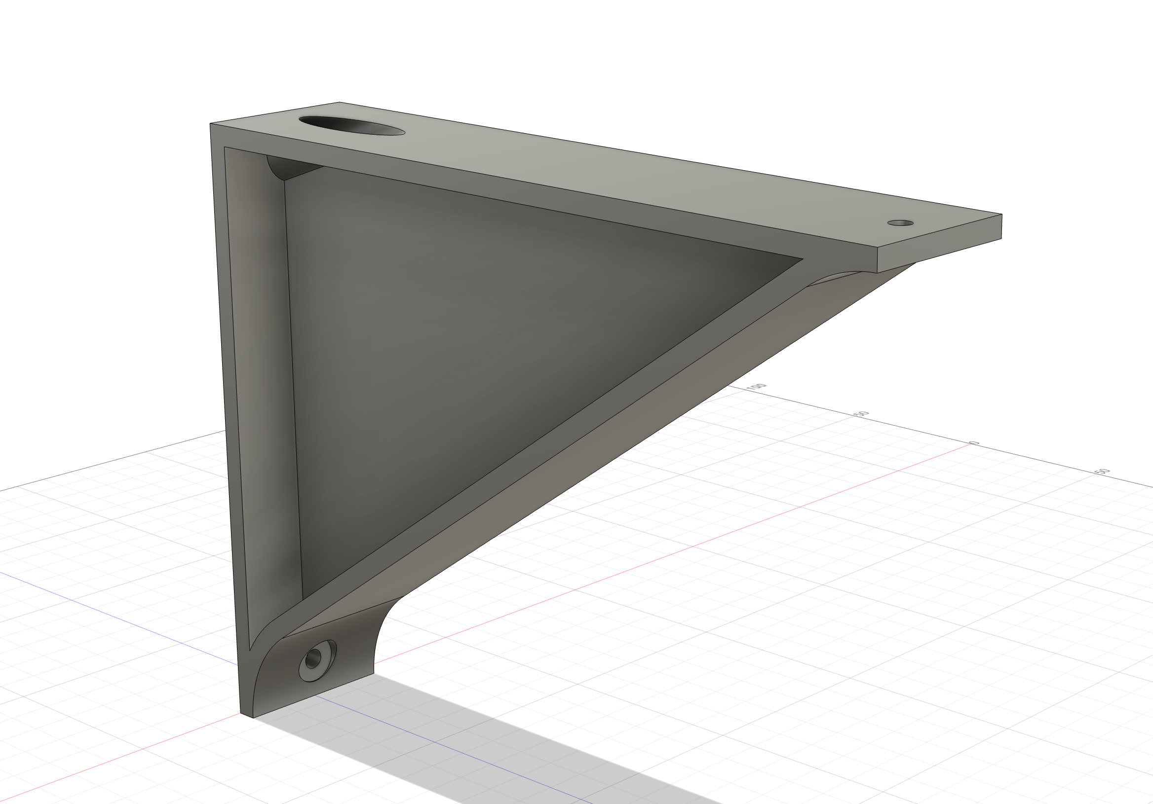 Miniatura 2 do modelo 3D Pocket Hole Parameterized Shelf Bracket