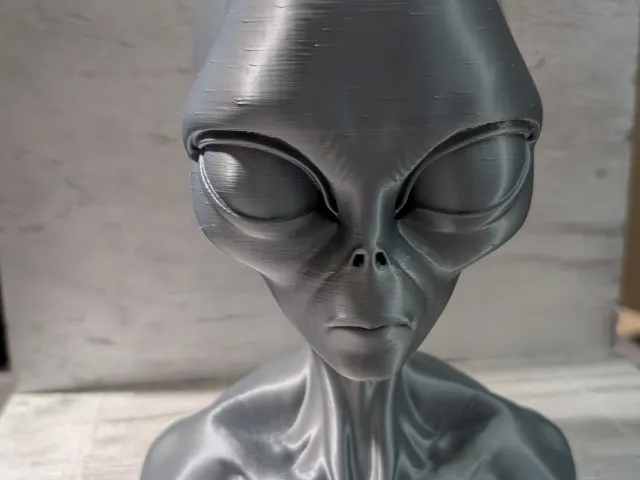 Gray Alien Bust
