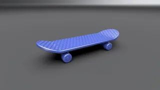 Mini Skateboard, Print in Place