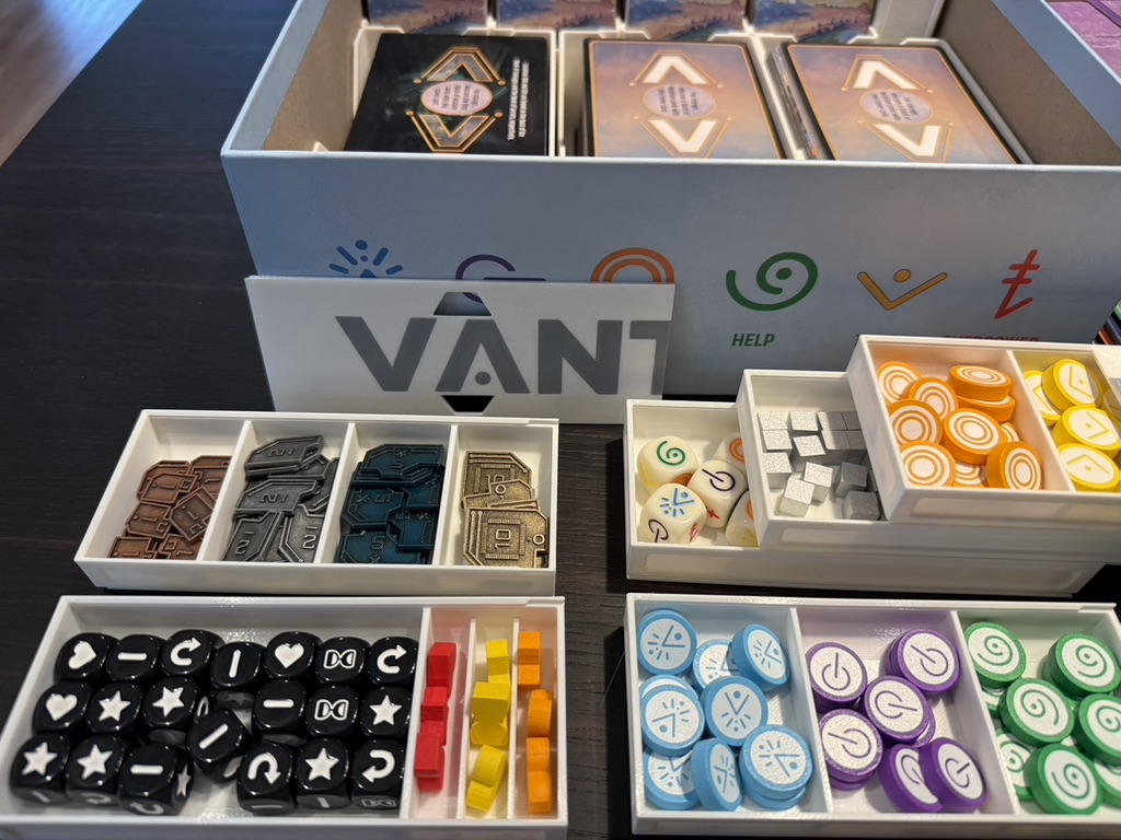 Vantage Board Game Alternative Storage