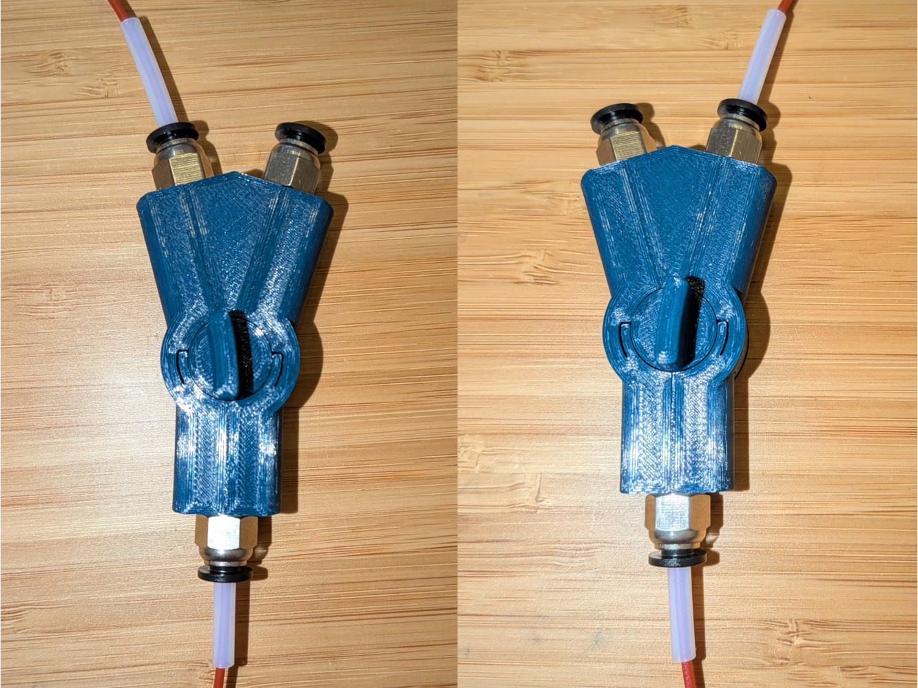 True PTFE Y Filament Split for MMU