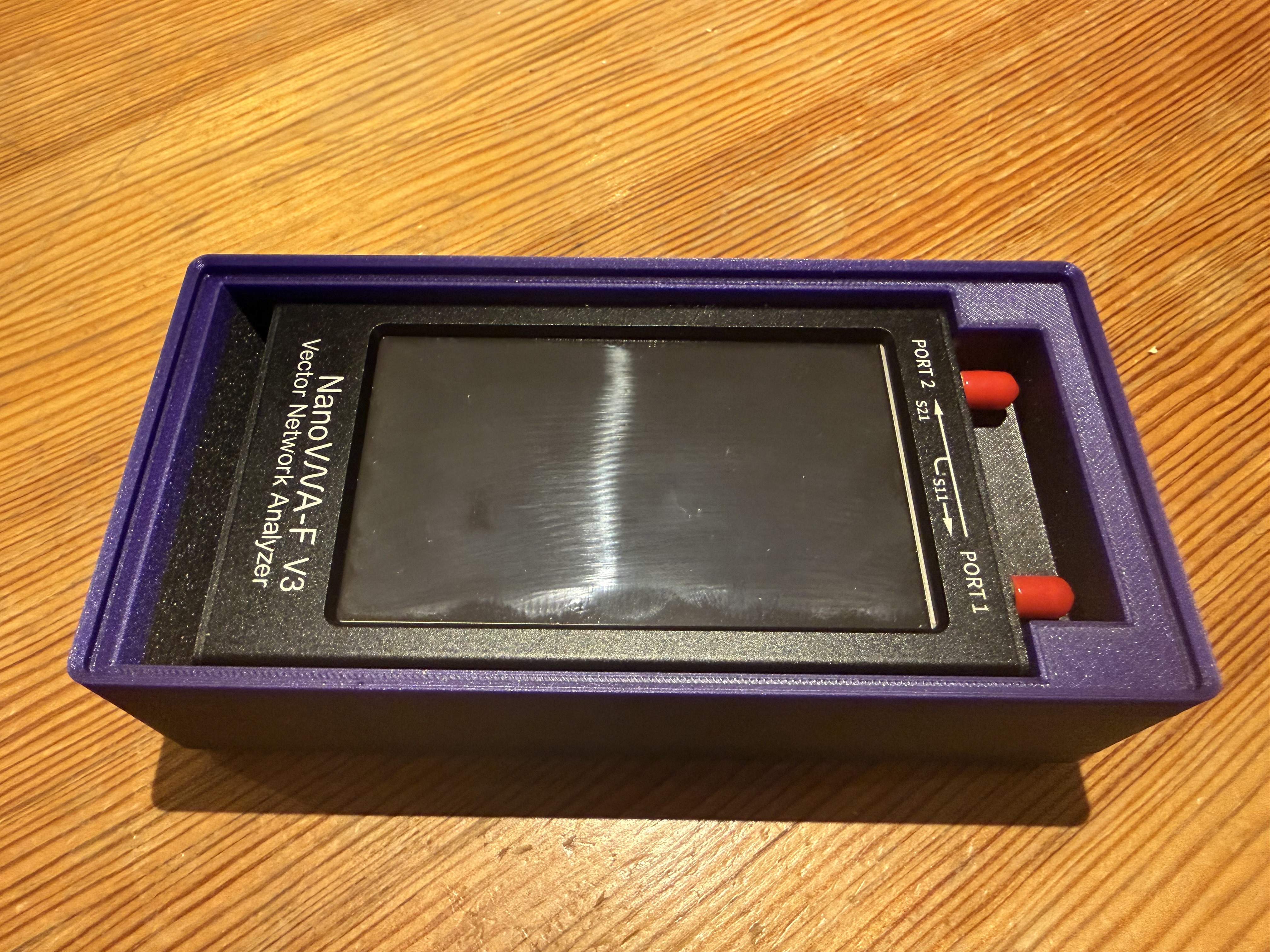 NanoVNA-F V3 Gridfinity Holder