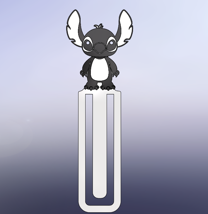 Stitch bookmark Disney character