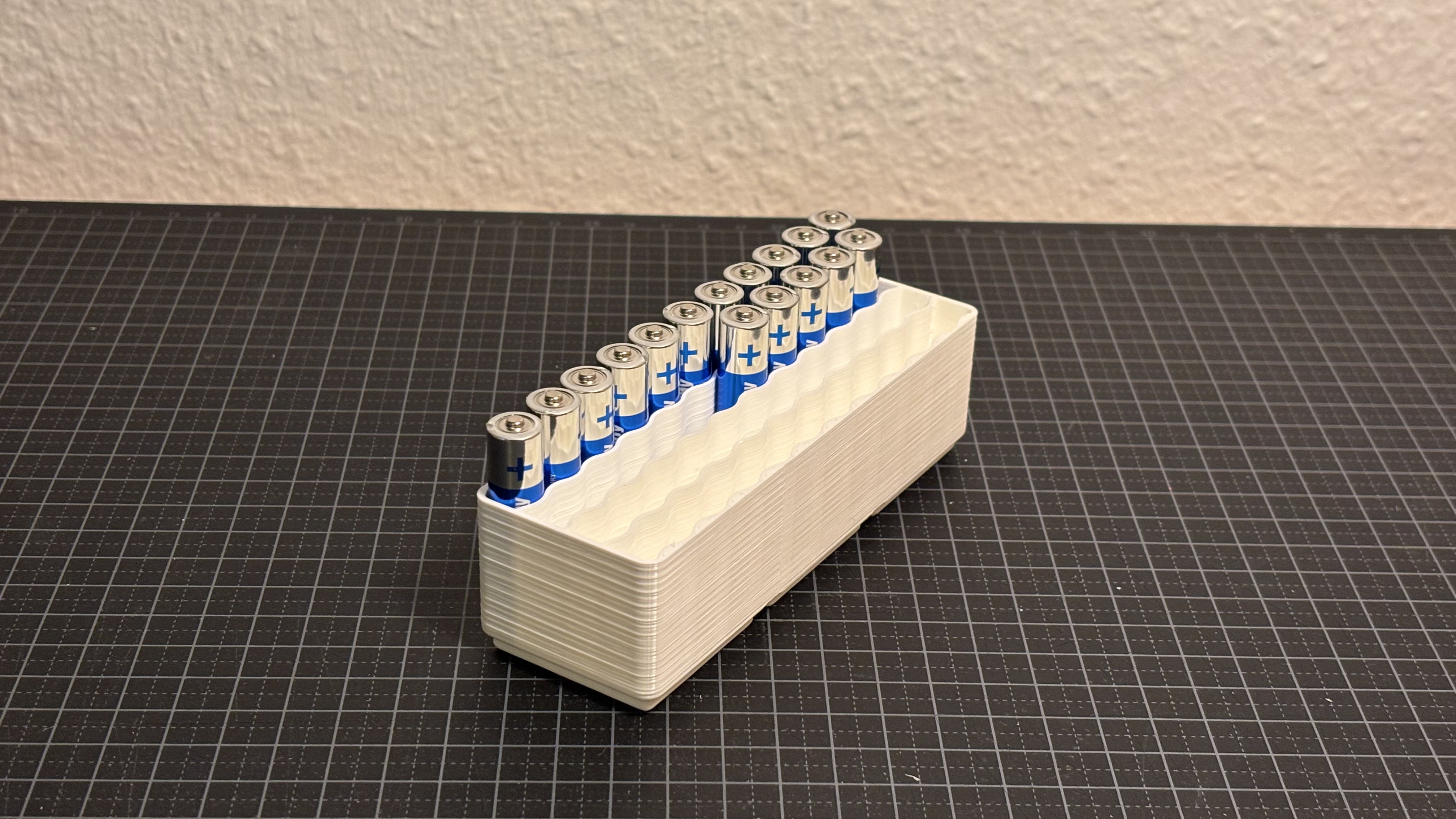 AAA battery holder gridfinity 1x3