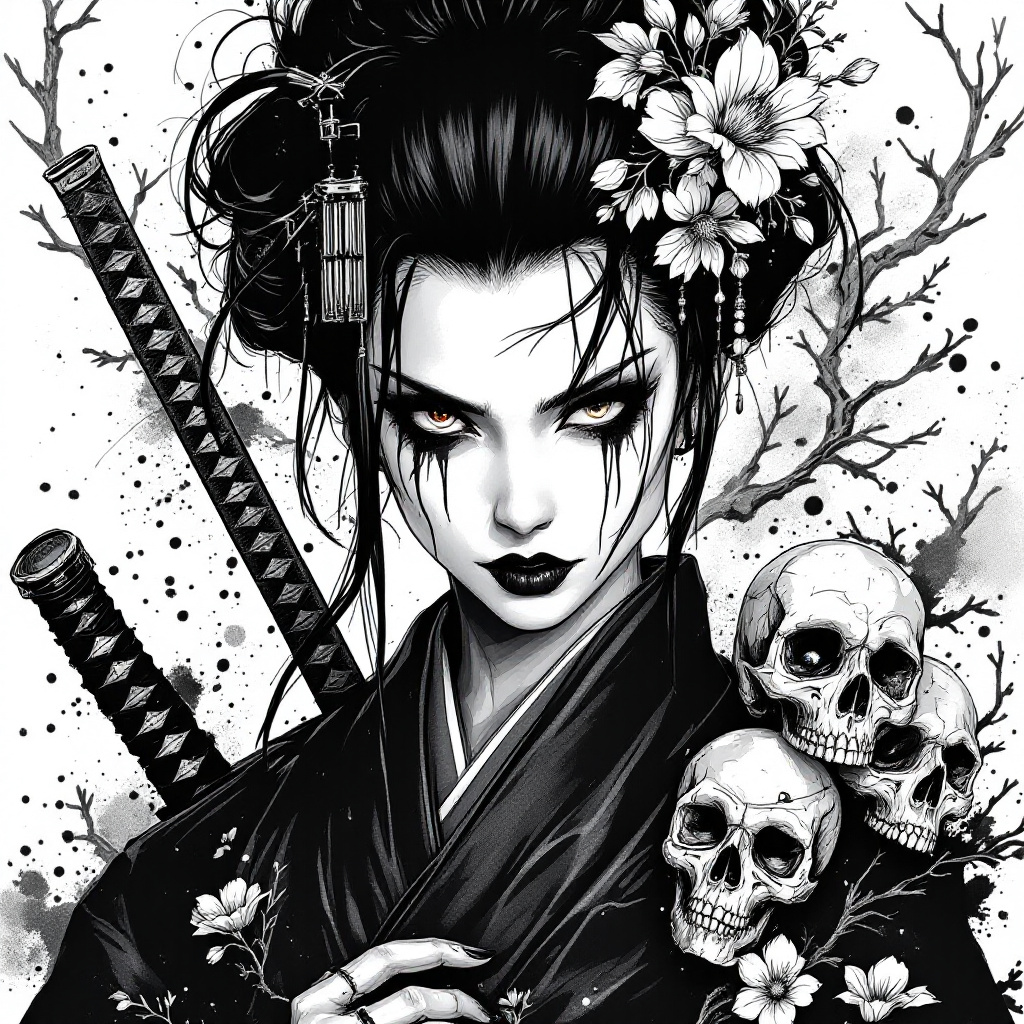 Home Decor Fantasy Female Warrior