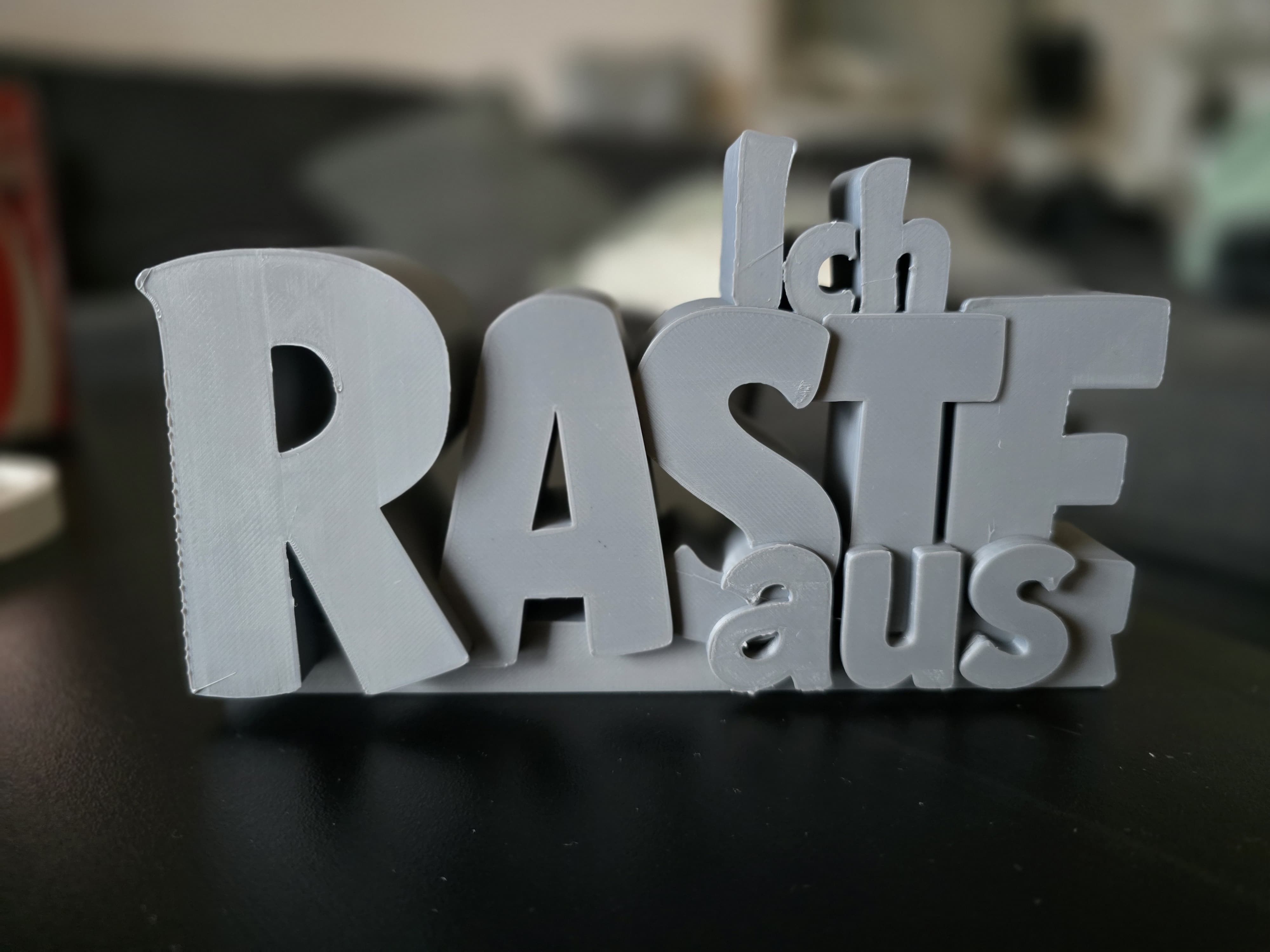 Lustiger Spruch - Ich raste aus