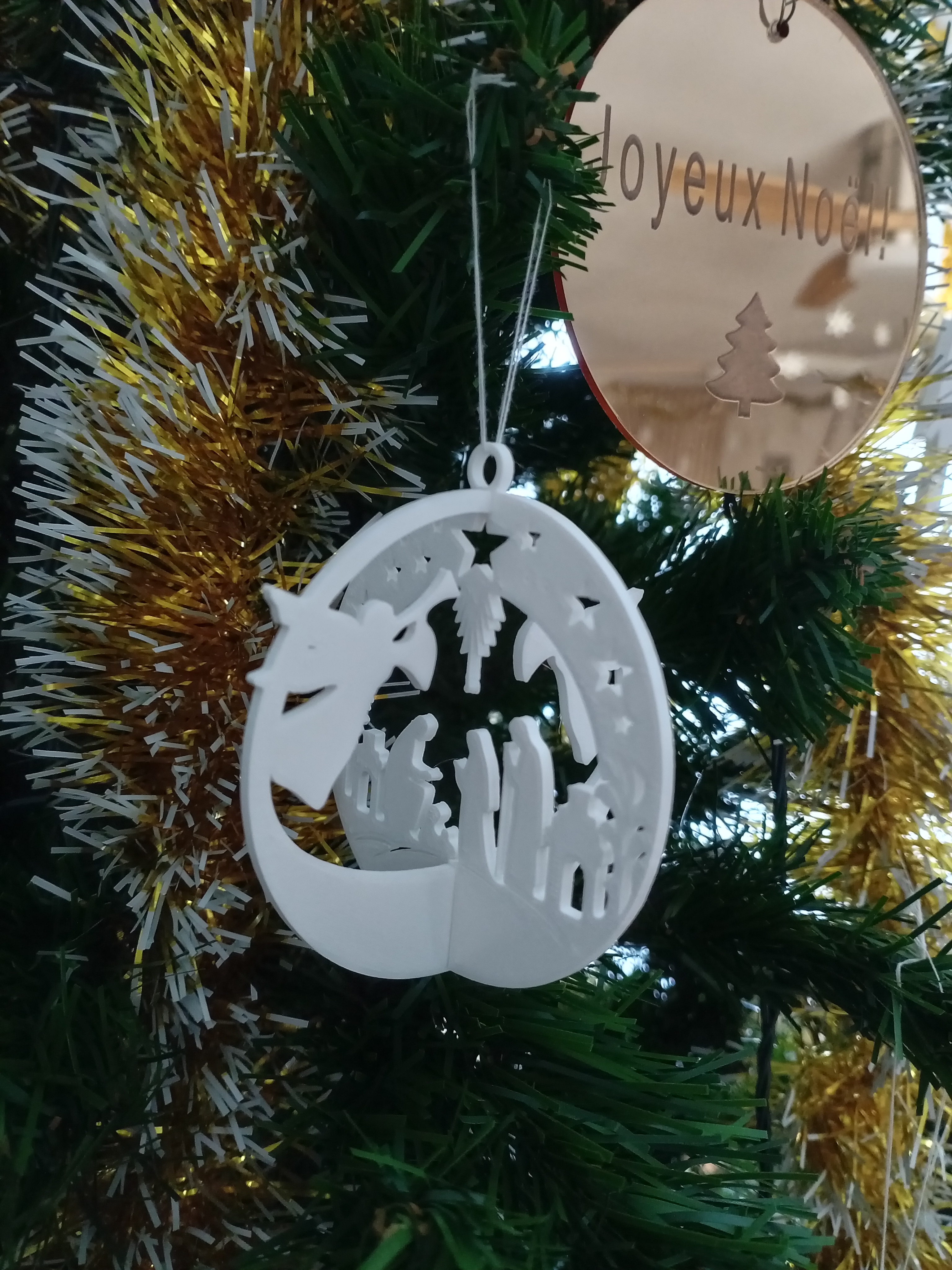 globe de la Nativité - nativity ornament