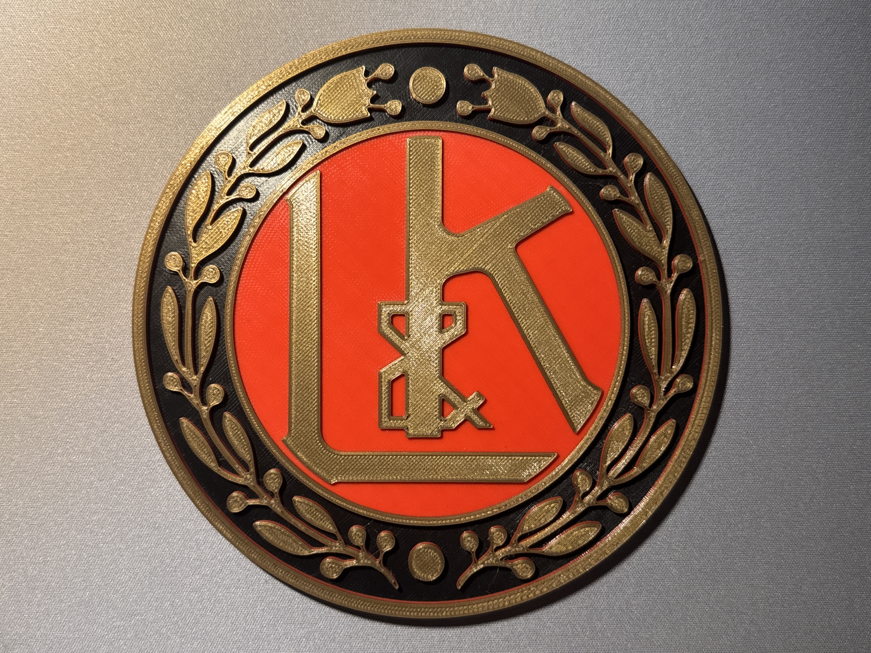 Miniatura 2 do modelo 3D Laurin&Klement Logo Decoration