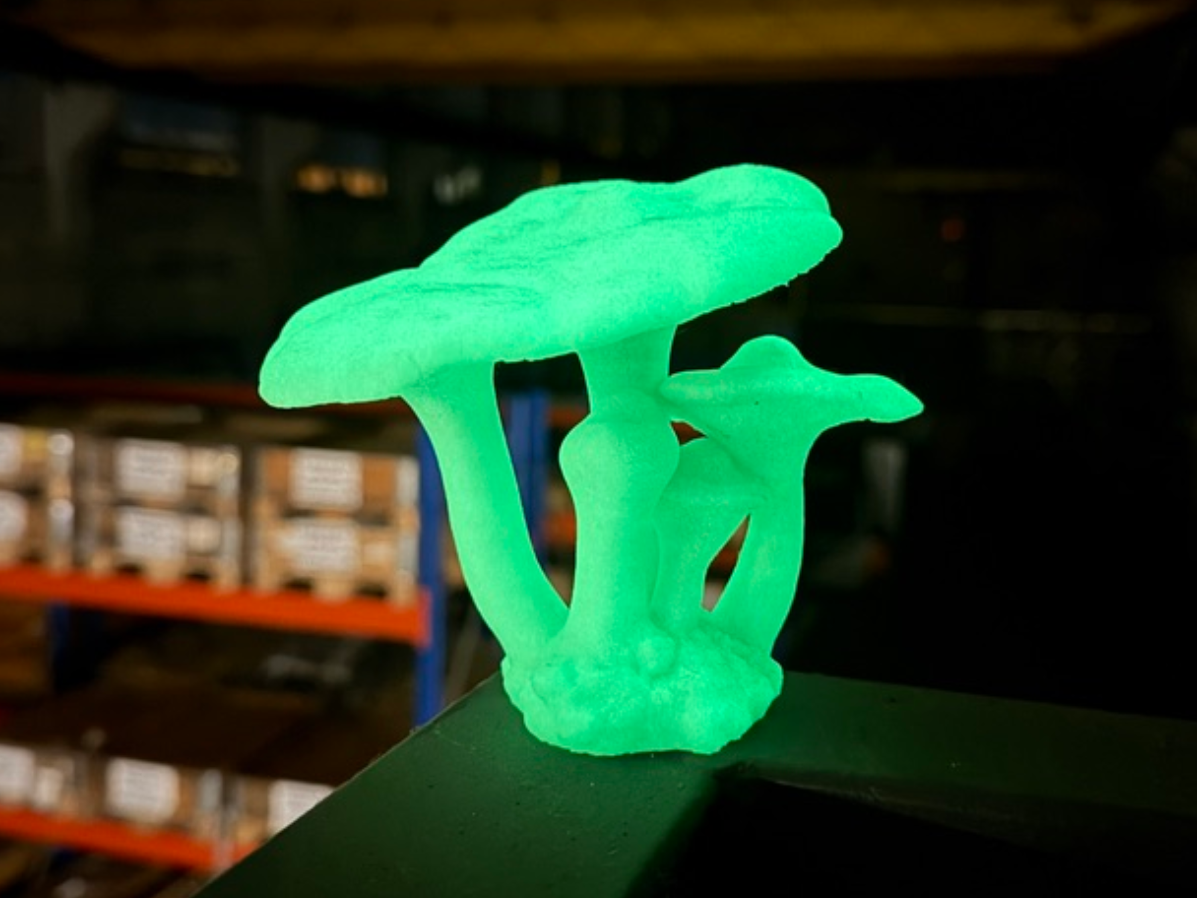 Mushrooms (Prusament Ultraglow, Meshy AI – Sample Model)