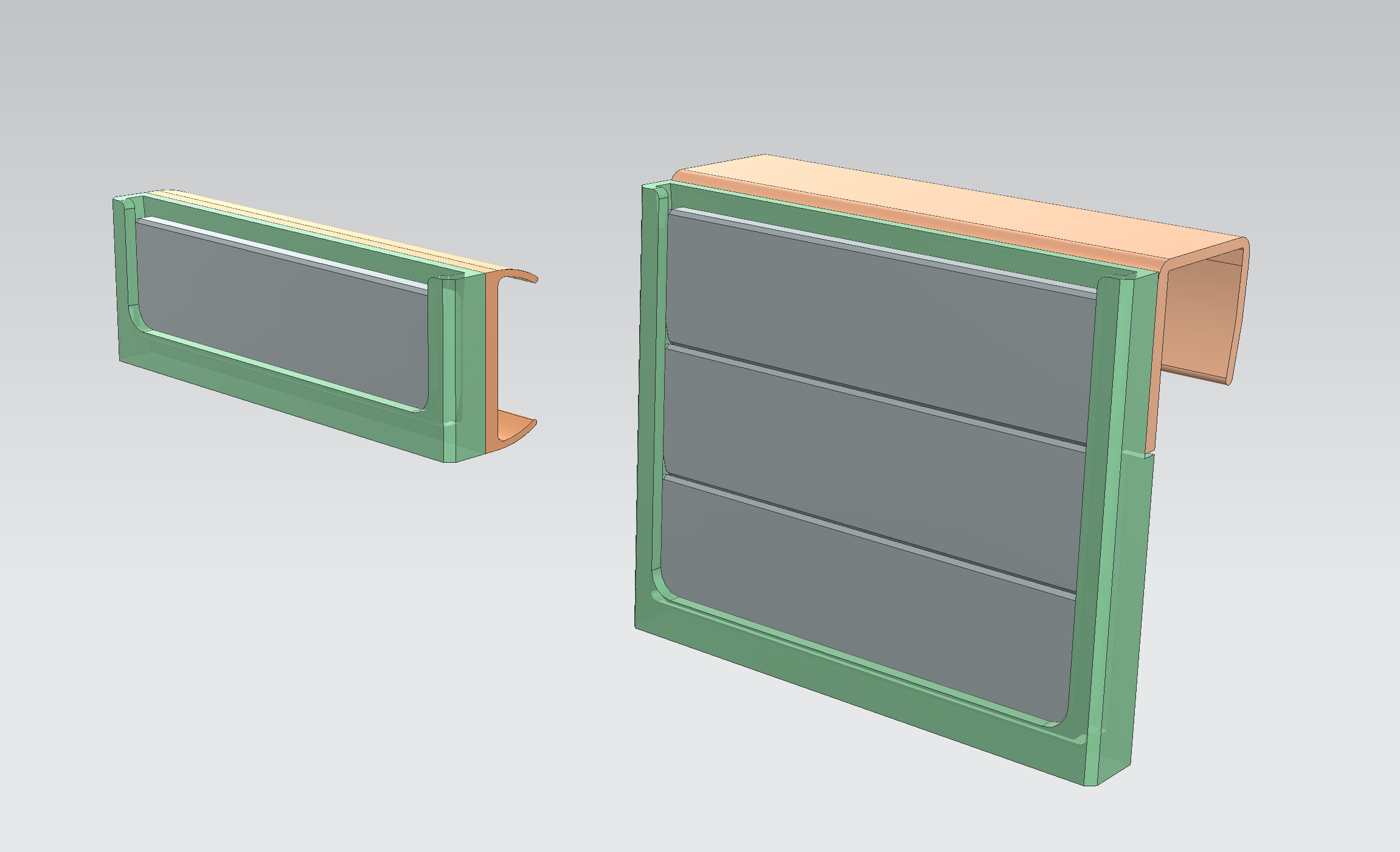 Clip-on frames and labels