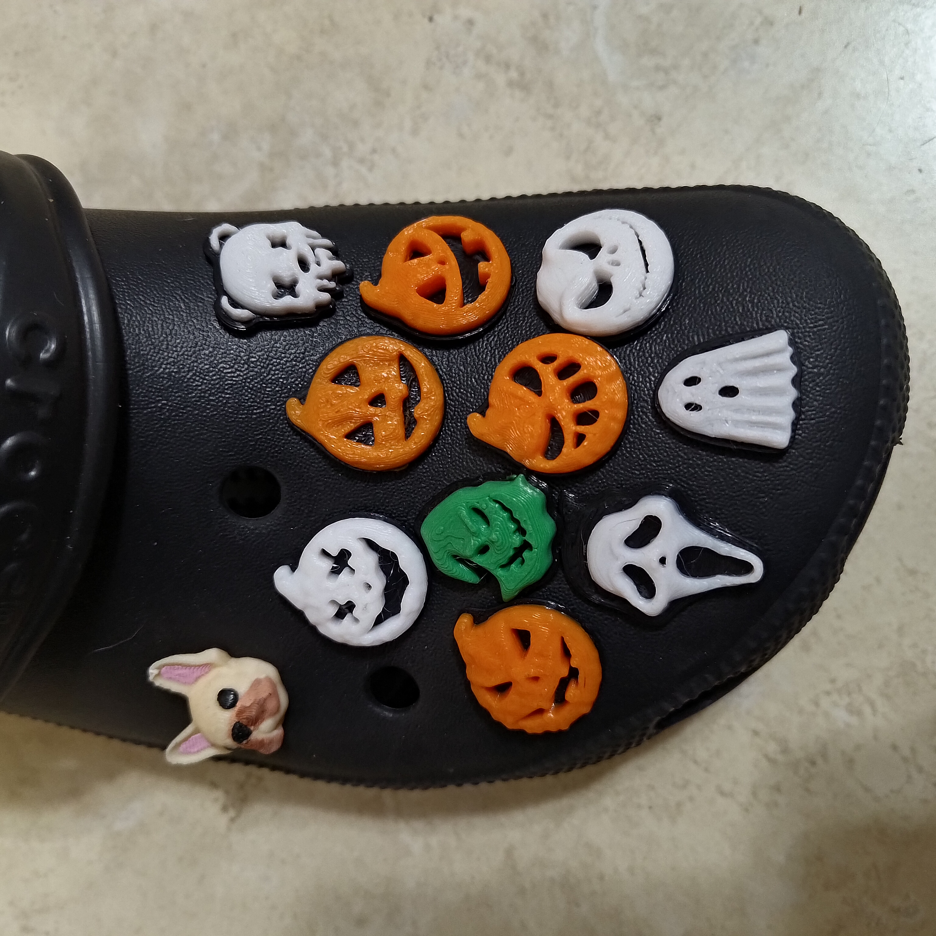 Evil Halloween Pumpkin Charm for crocs - (SpookyStep Collection)
