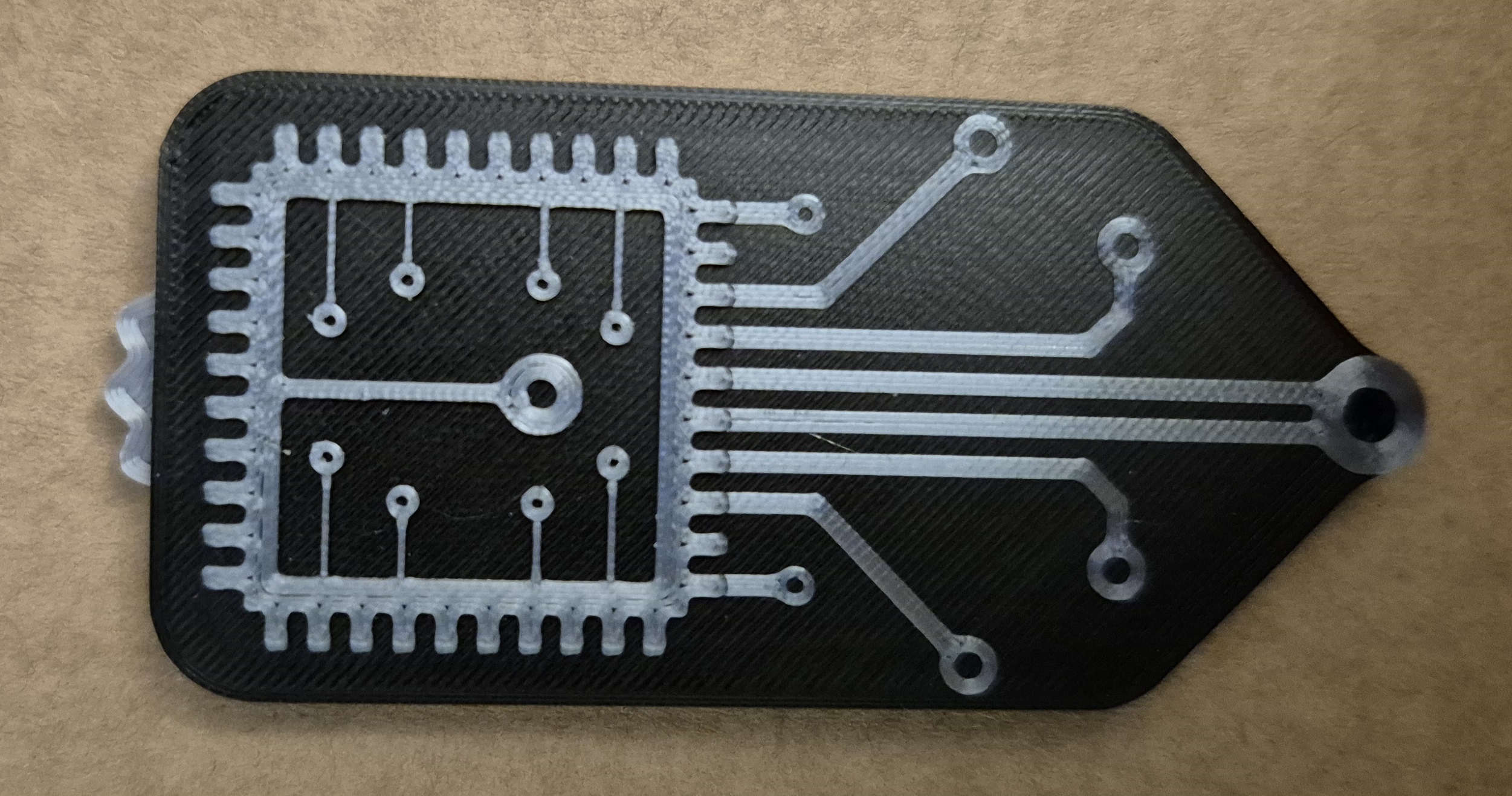 chip keychain with dec/hex converter