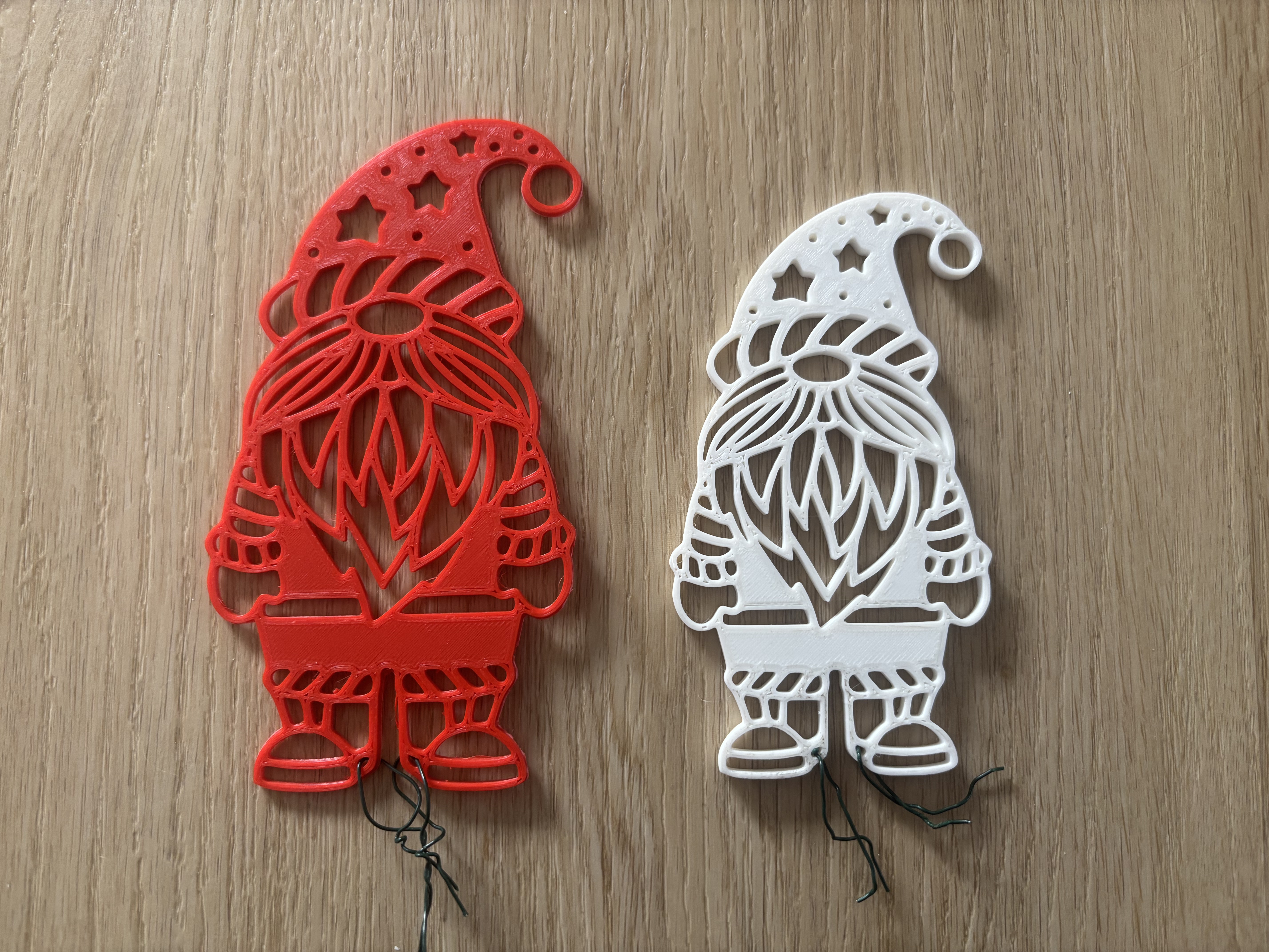 Christmas dwarf – Hangable Ornament / Wallart Decoration