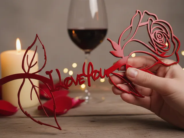 Rose "I Love You" - Wall Art / Decoration