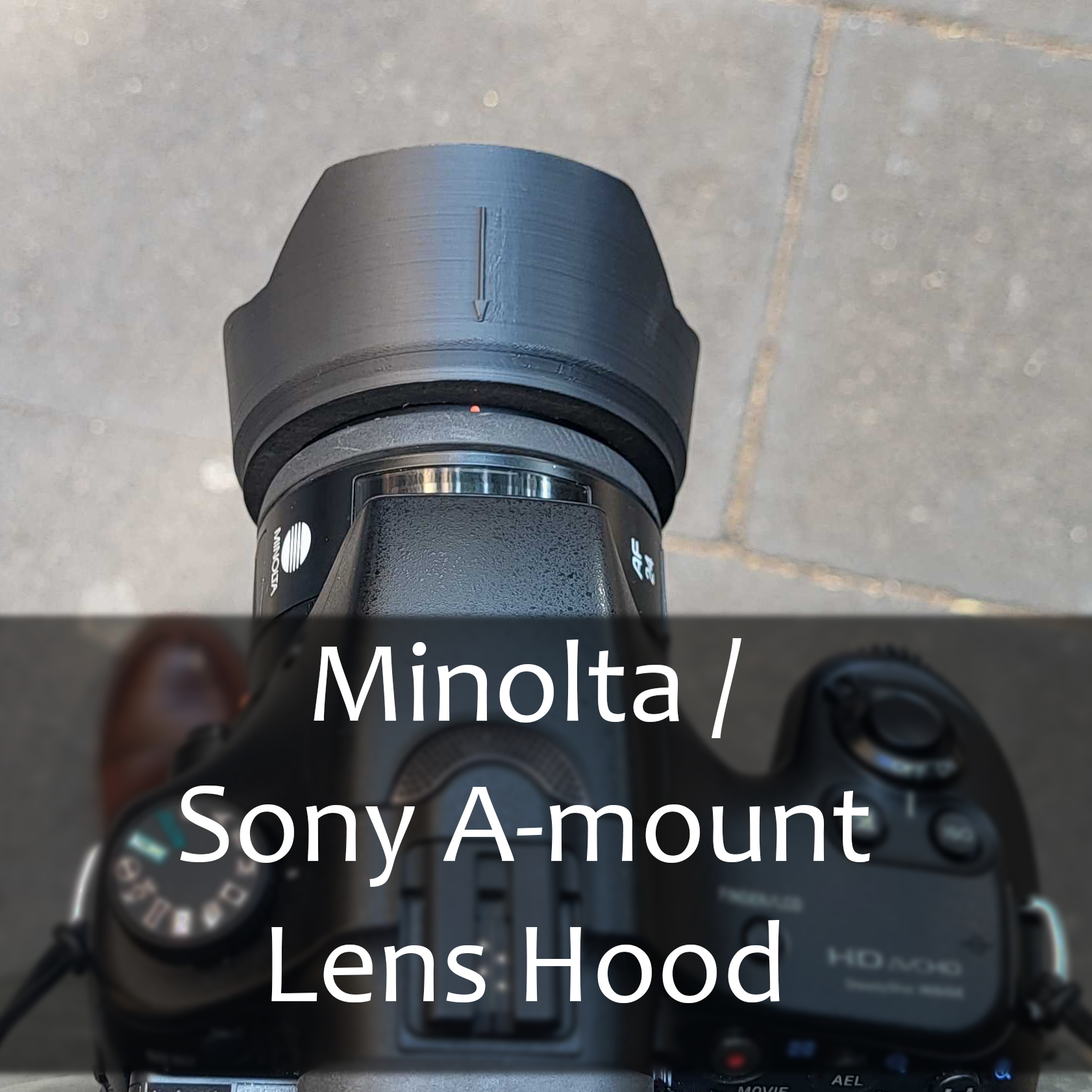 Lens hood for Minolta AF 24mm F2.8