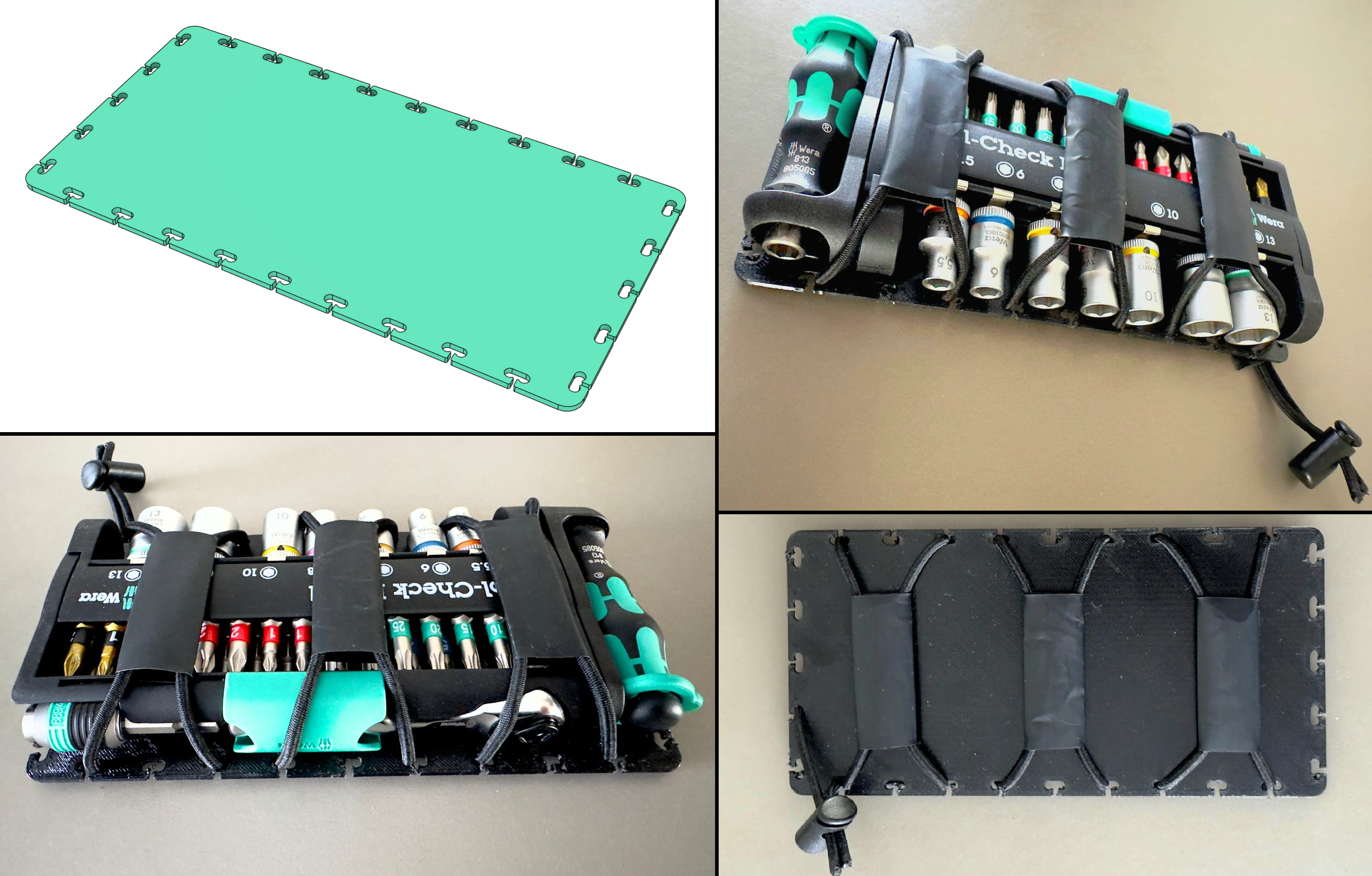 EDC Rack / Tool organizer 90x180x2mm