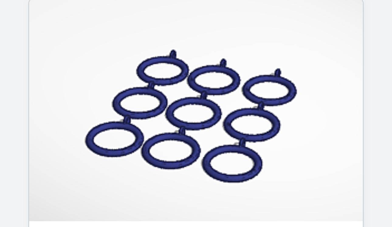 Rings for drapes