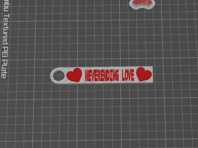 Keyring Neverendling Love NEW