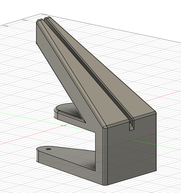 Miniatura 2 do modelo 3D Simple mouse cable holder