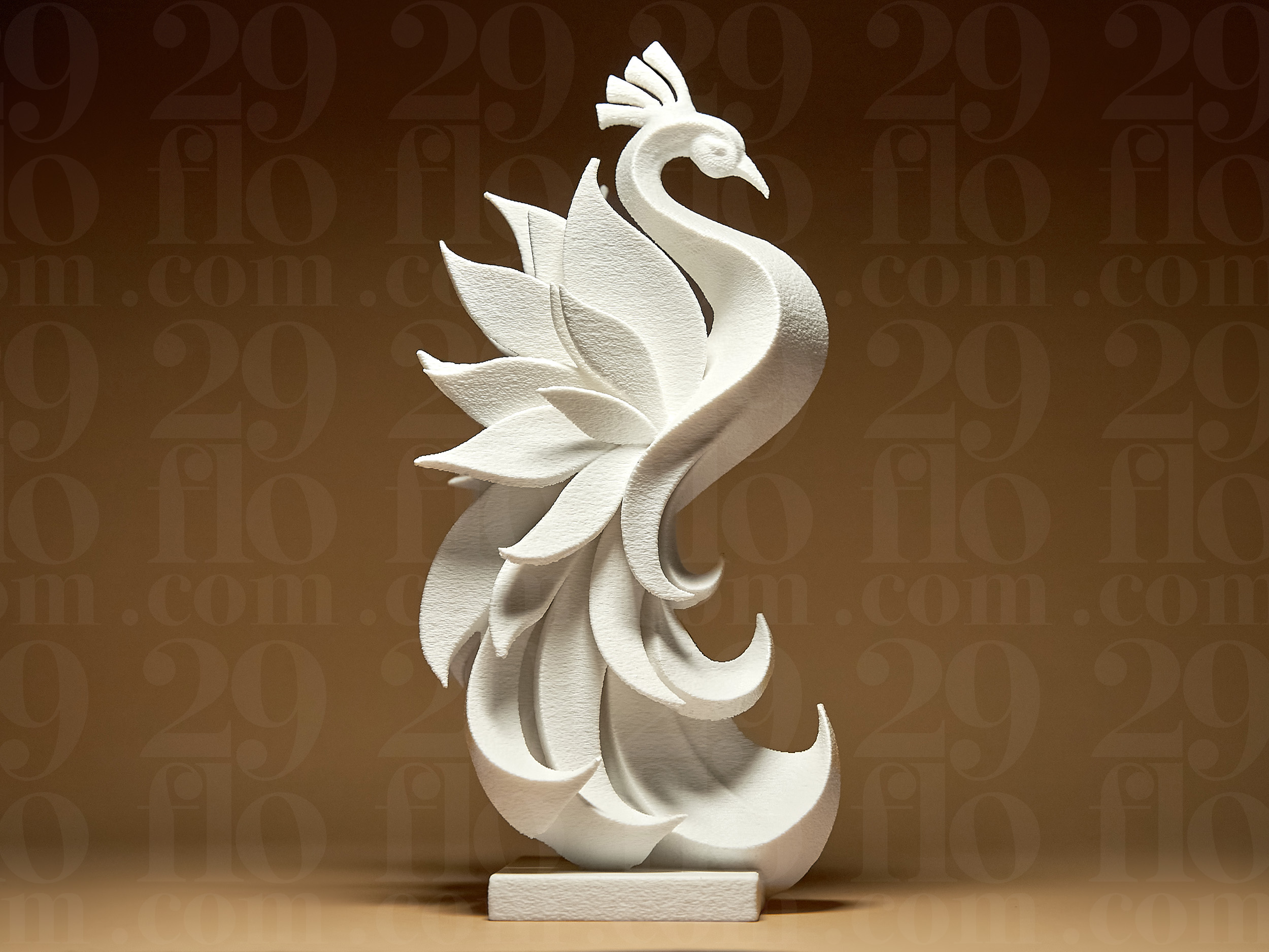 Elegant Peacock Statue