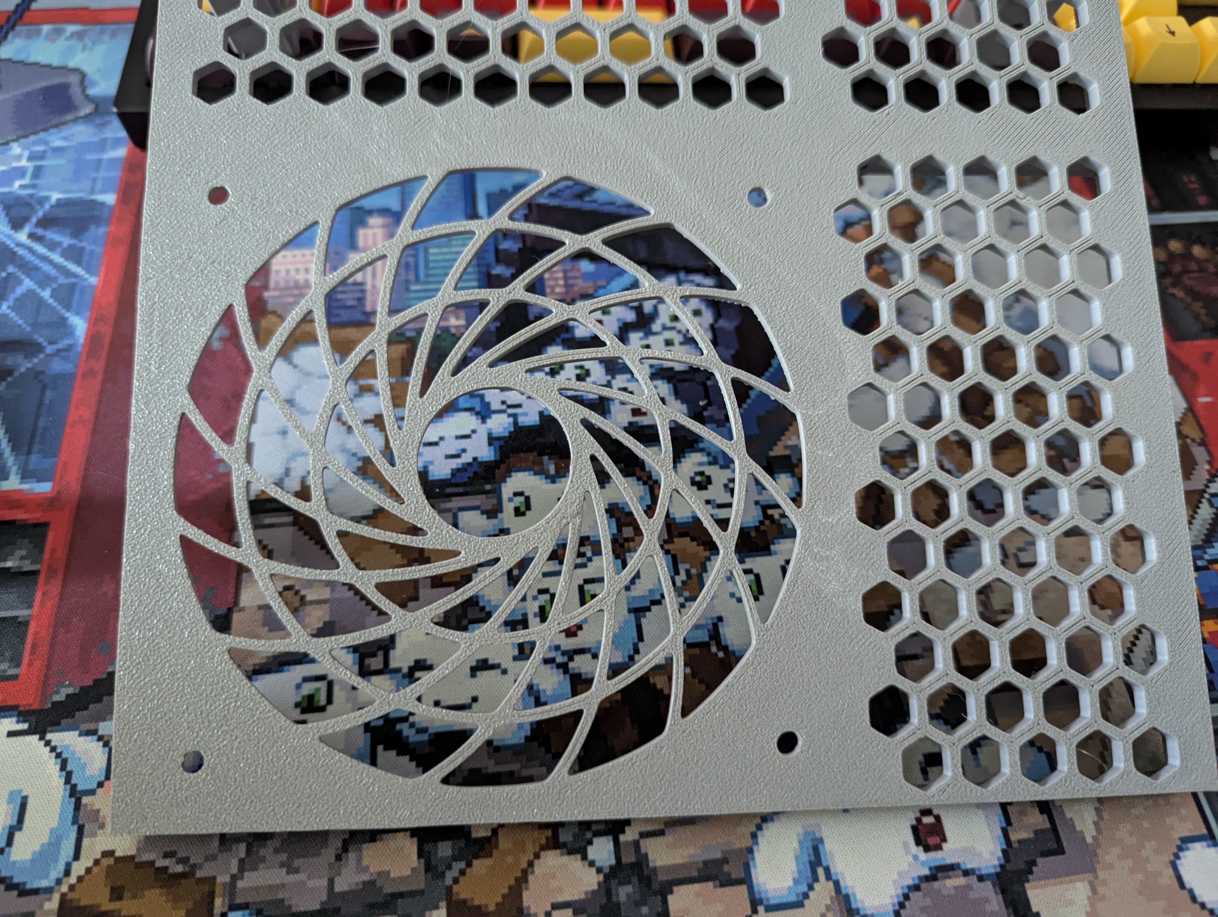 Modular 10 Inch Server - Reworked Rack Topper 220 x 200 Bed with Noctua Fan Grill