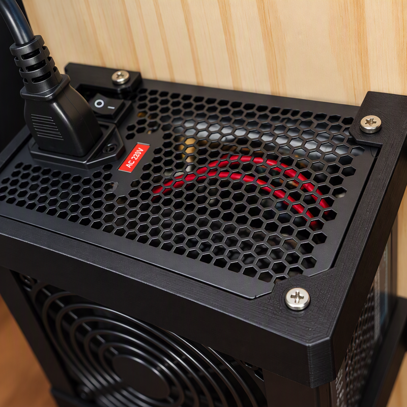 ATX Power Supply Wall Mount Bracket by FellipeC | Download free STL ...