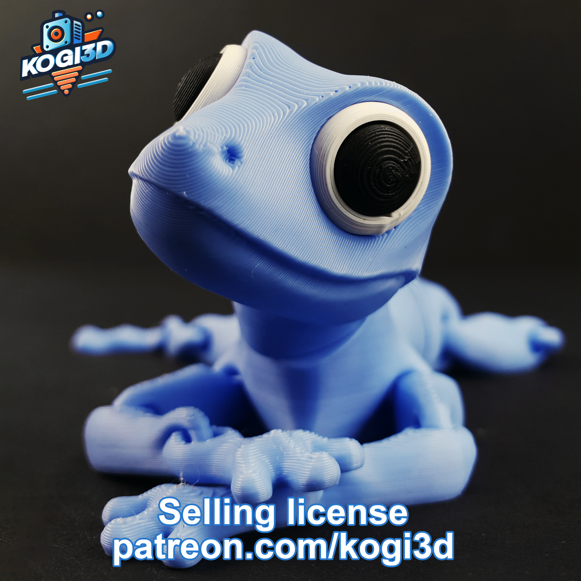 Miniatura 20 do modelo 3D Articulated Flexi Lizard Model