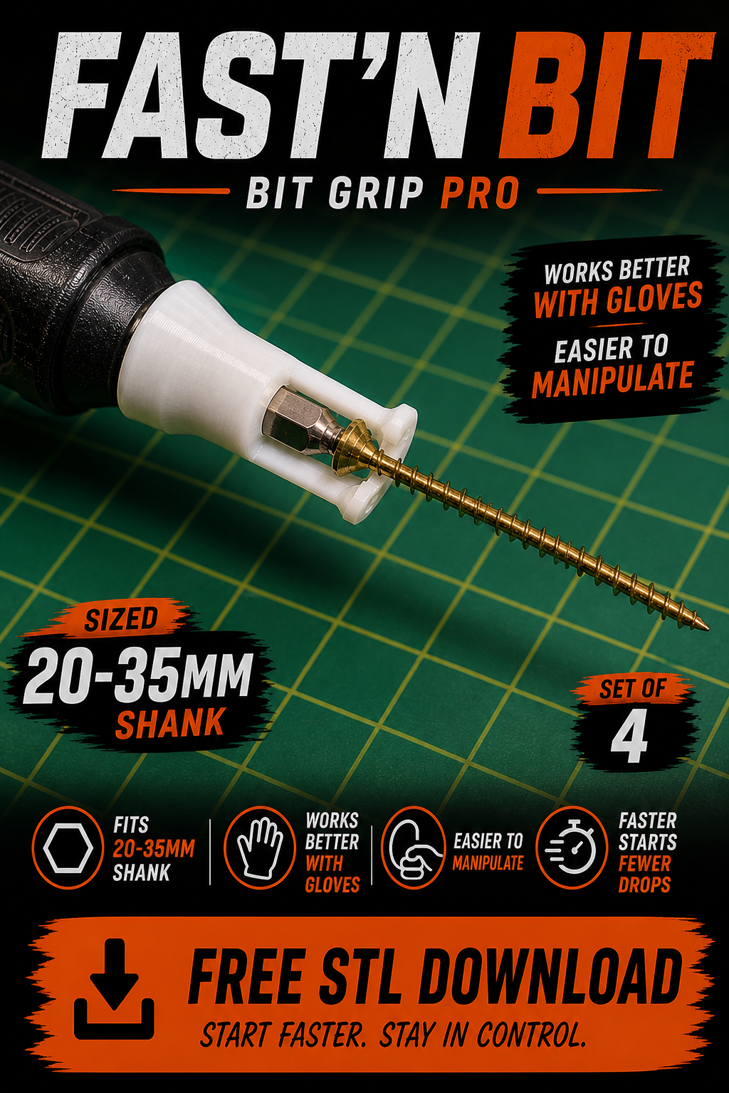 Fast'n Bit-Bit Screw Holder