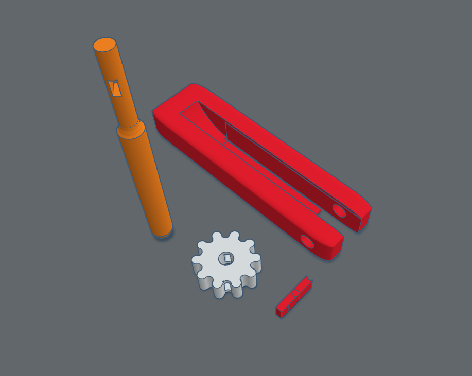 Miniatura 3 do modelo 3D Rattle/Řehtačka