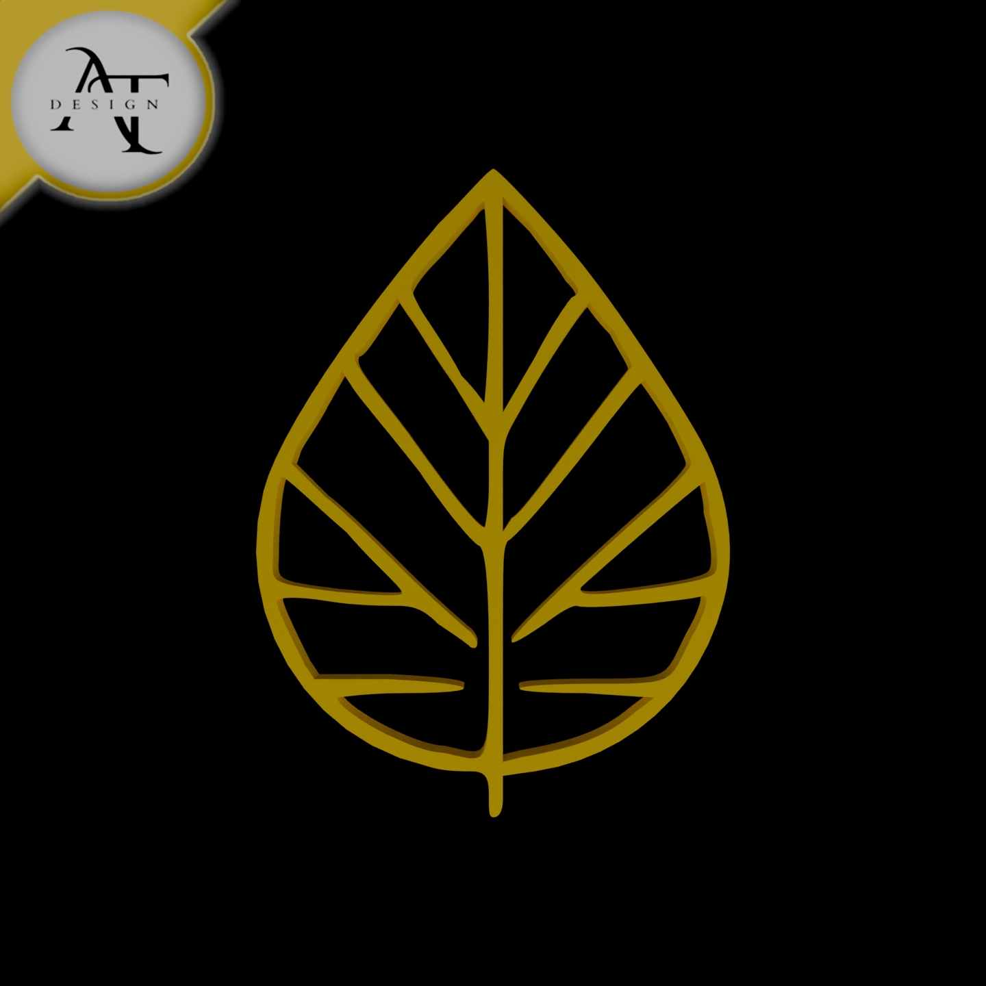 Simple Leaf Symbol - 2D Art