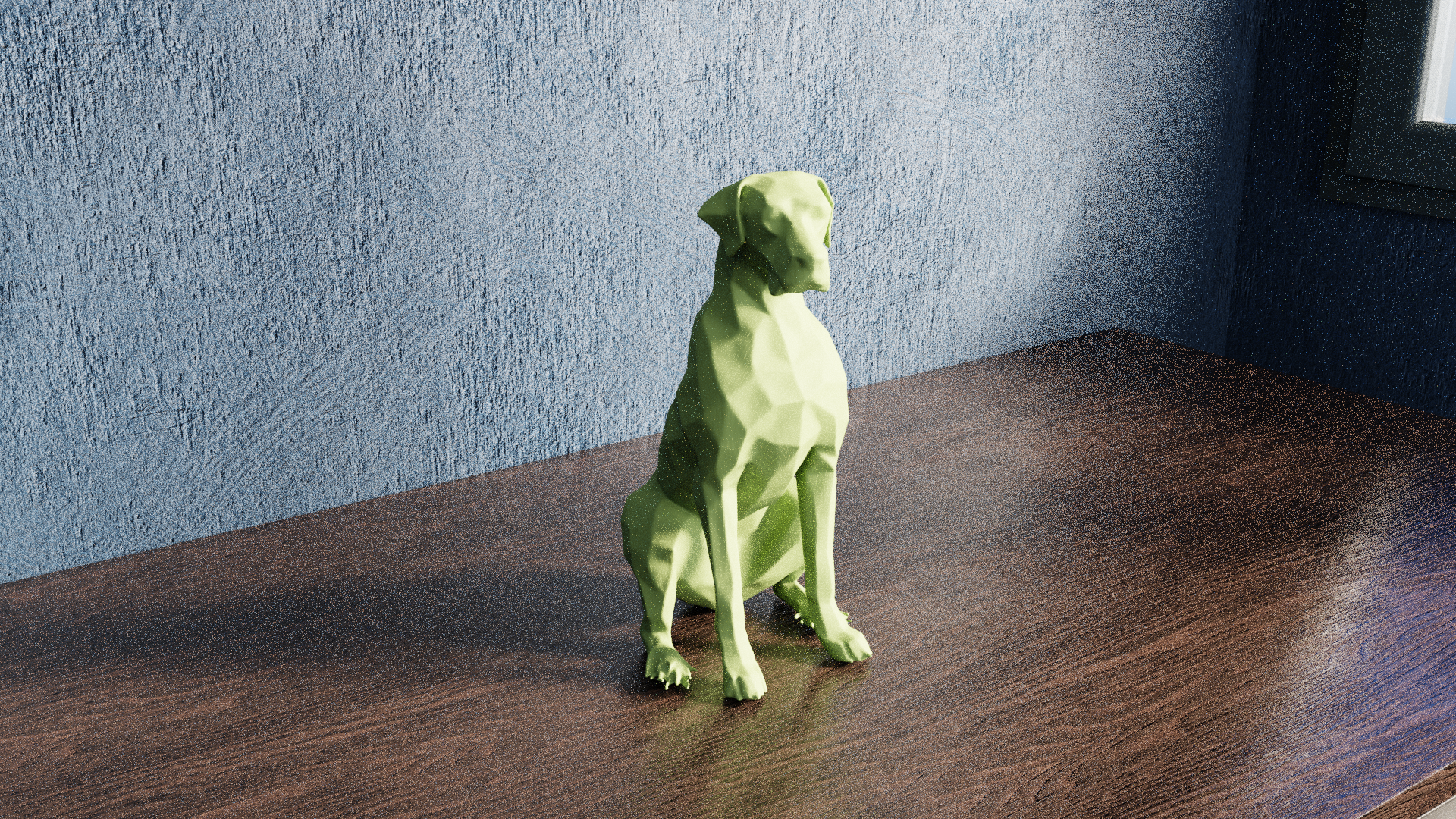 Low Poly Dog — miniatura 9