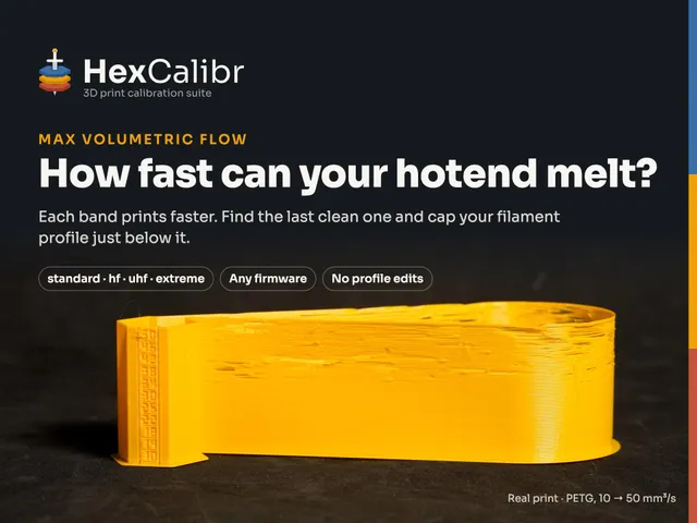 Max Volumetric Flow Test for PrusaSlicer – Hotend Flow Limit | HexCalibr