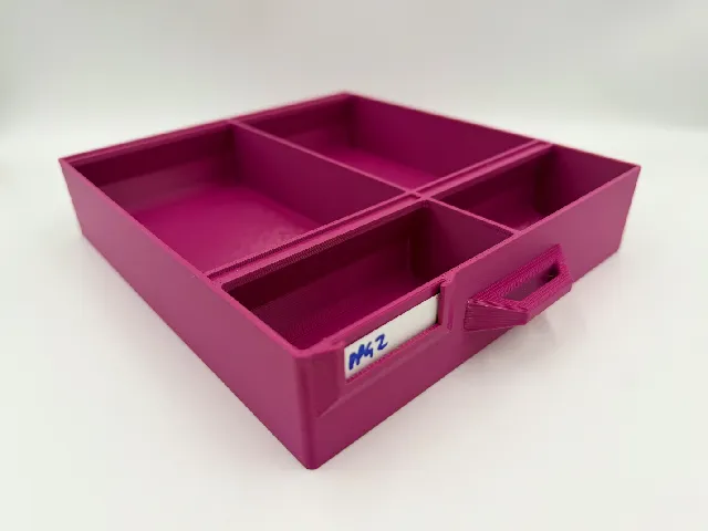 Custom 2x2 Drawer For Stackable Drawer/Organizer